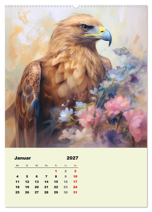 Krafttiere als spirituelle Begleiter (CALVENDO Wandkalender 2027)