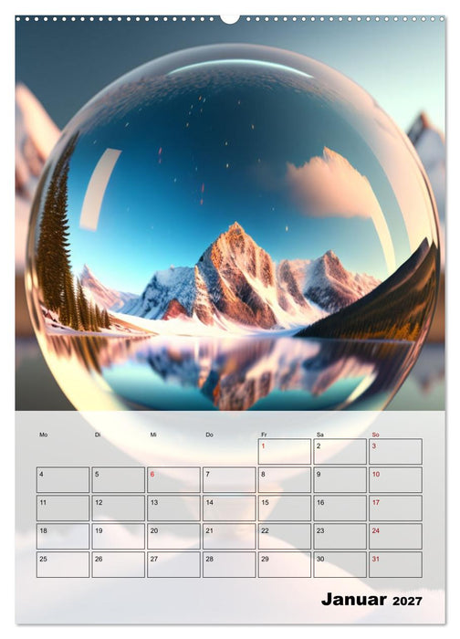 Gespiegelte Landschaft (CALVENDO Wandkalender 2027)