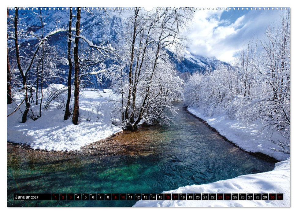Wintertage in den Bergen (CALVENDO Wandkalender 2027)