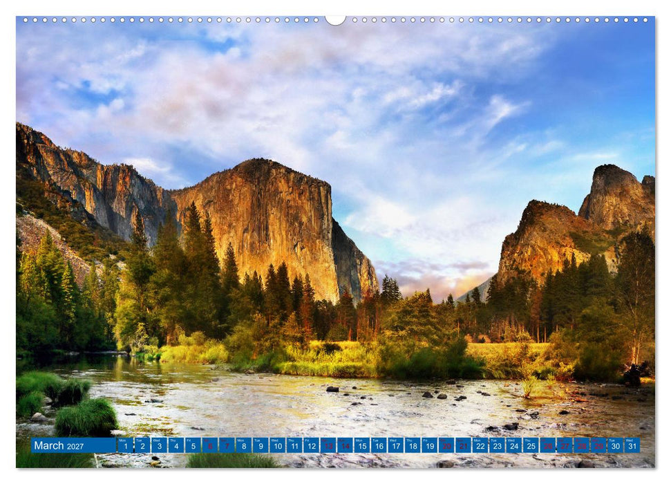 Mountains of The World (CALVENDO Monthly Calendar 2027)