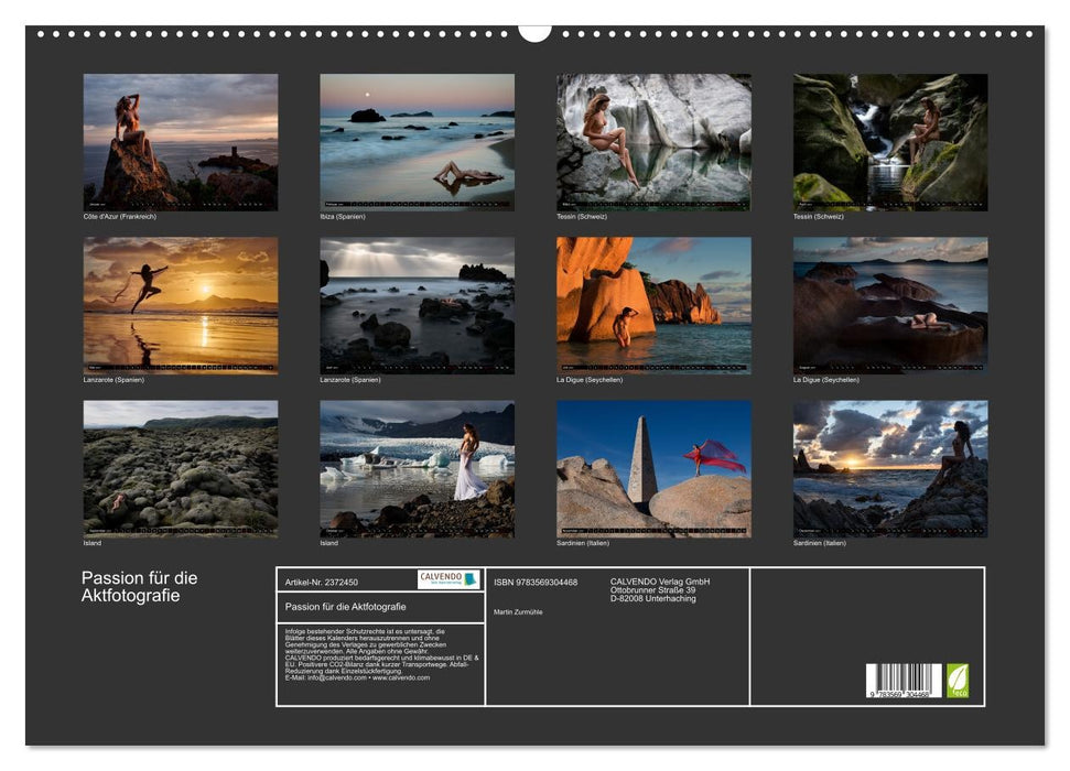 Passion für die Aktfotografie (CALVENDO Wandkalender 2027)