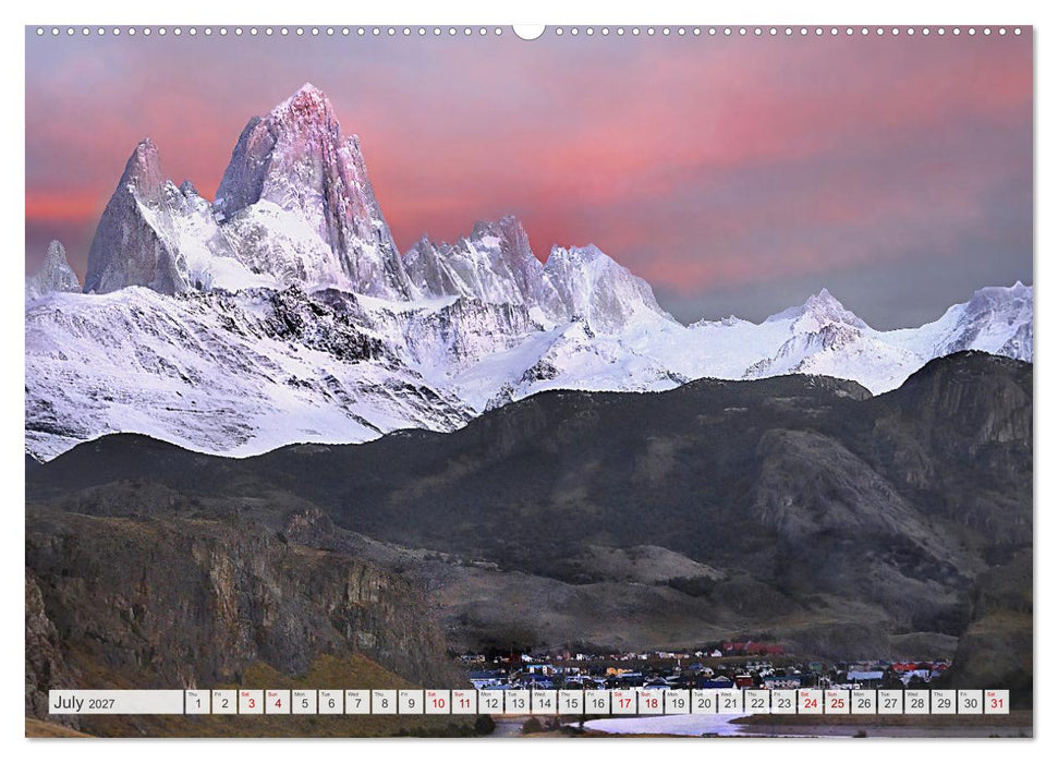 Patagonia, Argentina and Chile National Parks (CALVENDO Premium-Calendar 2027)