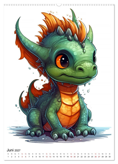 Drachen Kinder (CALVENDO Wandkalender 2027)