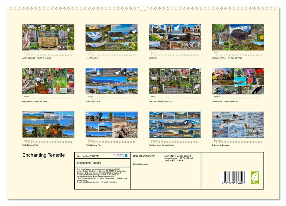 Enchanting Tenerife (CALVENDO Premium-Calendar 2027)