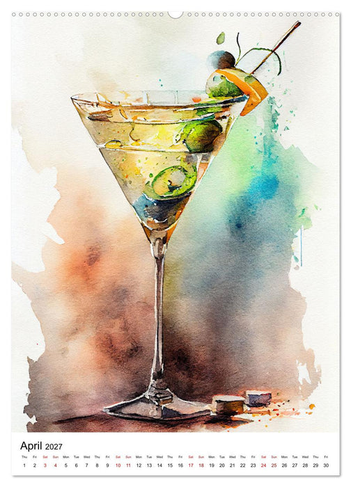 Artistic cocktails (CALVENDO Monthly Calendar 2027)