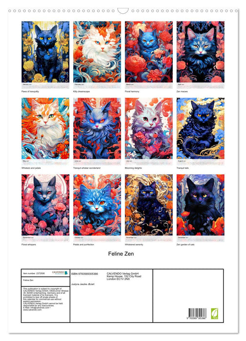 Feline Zen (CALVENDO Monthly Calendar 2027)