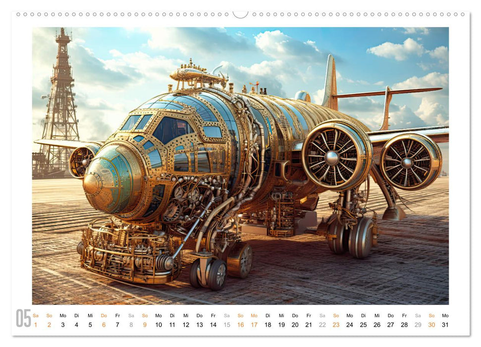 Steampunk Luftfahrt (CALVENDO Wandkalender 2027)