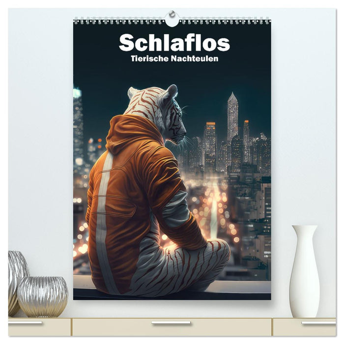 Schlaflos Tierische Nachteulen (CALVENDO Premium Wandkalender 2027)