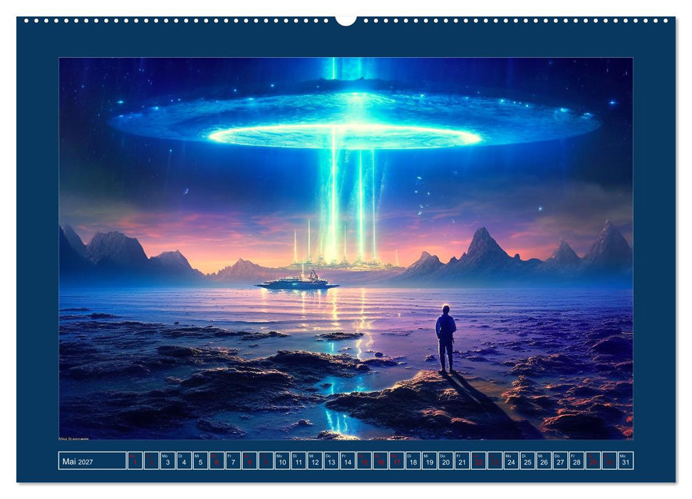Unterwegs mit Außerirdischen (CALVENDO Premium Wandkalender 2027)