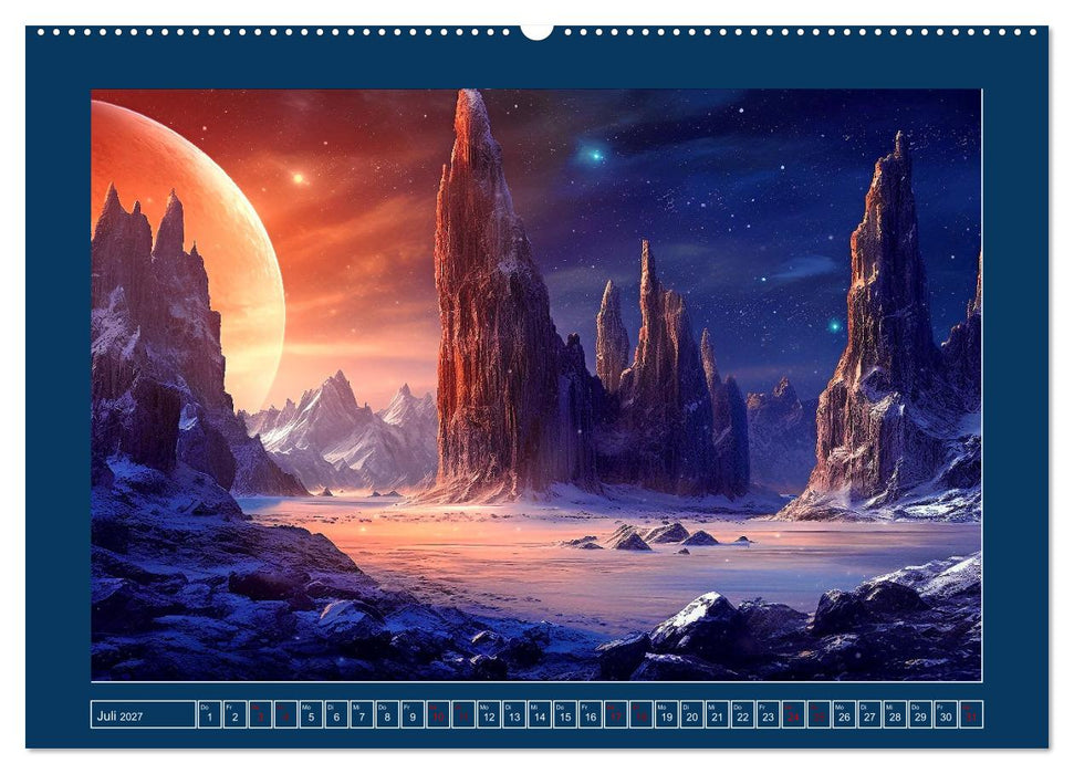 Unterwegs mit Außerirdischen (CALVENDO Premium Wandkalender 2027)