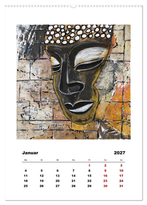 Buddha Relax (CALVENDO Premium Wandkalender 2027)