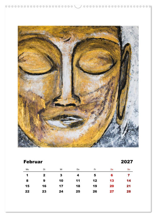 Buddha Relax (CALVENDO Premium Wandkalender 2027)