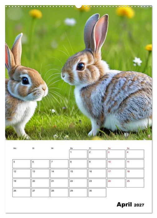 Mit Tieren hinein in das neue Jahr (CALVENDO Premium Wandkalender 2027)