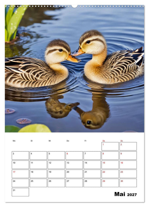 Mit Tieren hinein in das neue Jahr (CALVENDO Premium Wandkalender 2027)