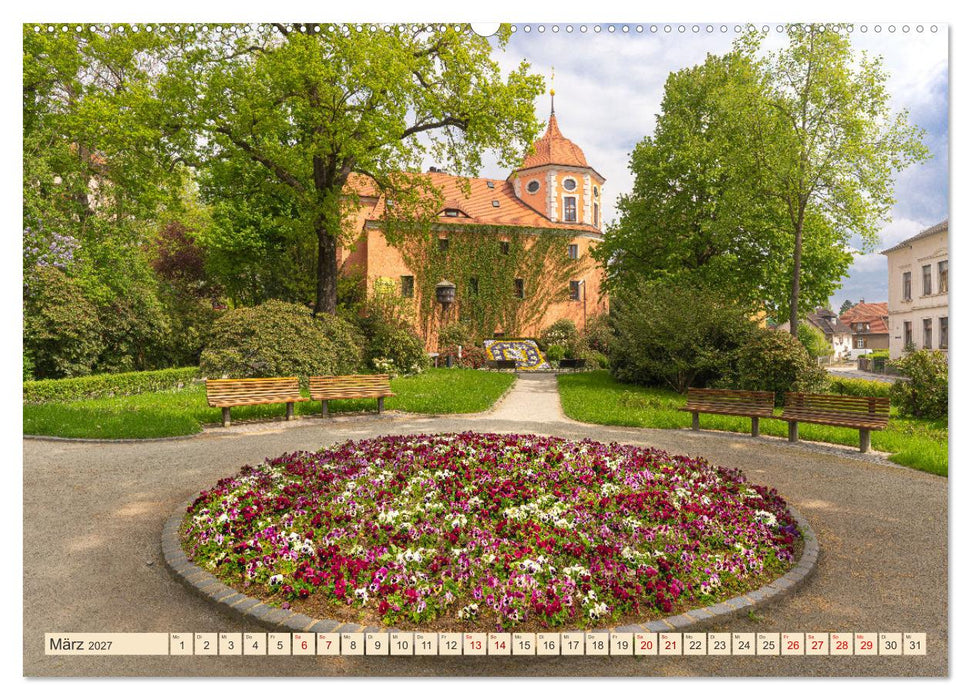 Oybin und Jonsdorf-Urlaubsromantik und Wanderparadies im Zittauer Gebirge (CALVENDO Premium Wandkalender 2027)