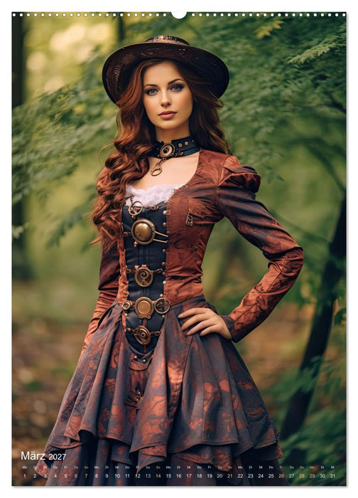 Steampunk Ladies (CALVENDO Wandkalender 2027)