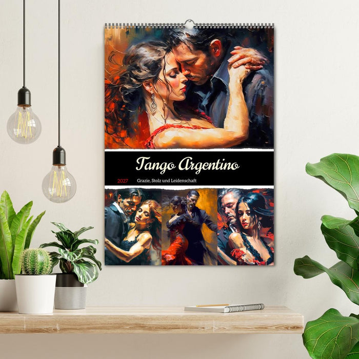 Tango Argentino. Grazie, Stolz und Leidenschaft (CALVENDO Wandkalender 2027)