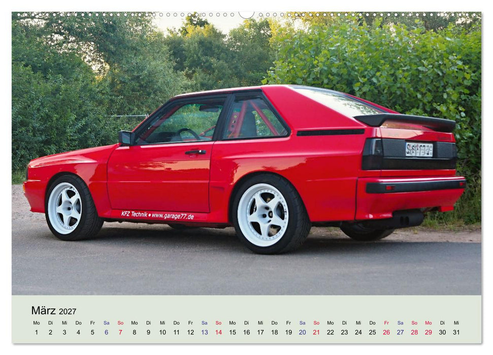 Traumautos in Rot (CALVENDO Wandkalender 2027)