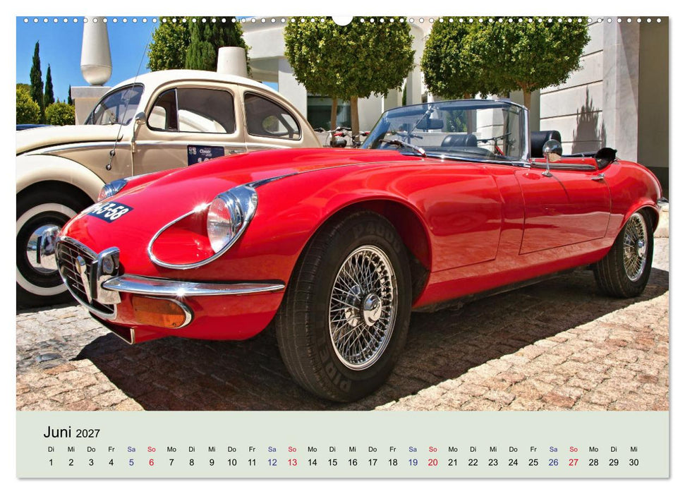 Traumautos in Rot (CALVENDO Wandkalender 2027)