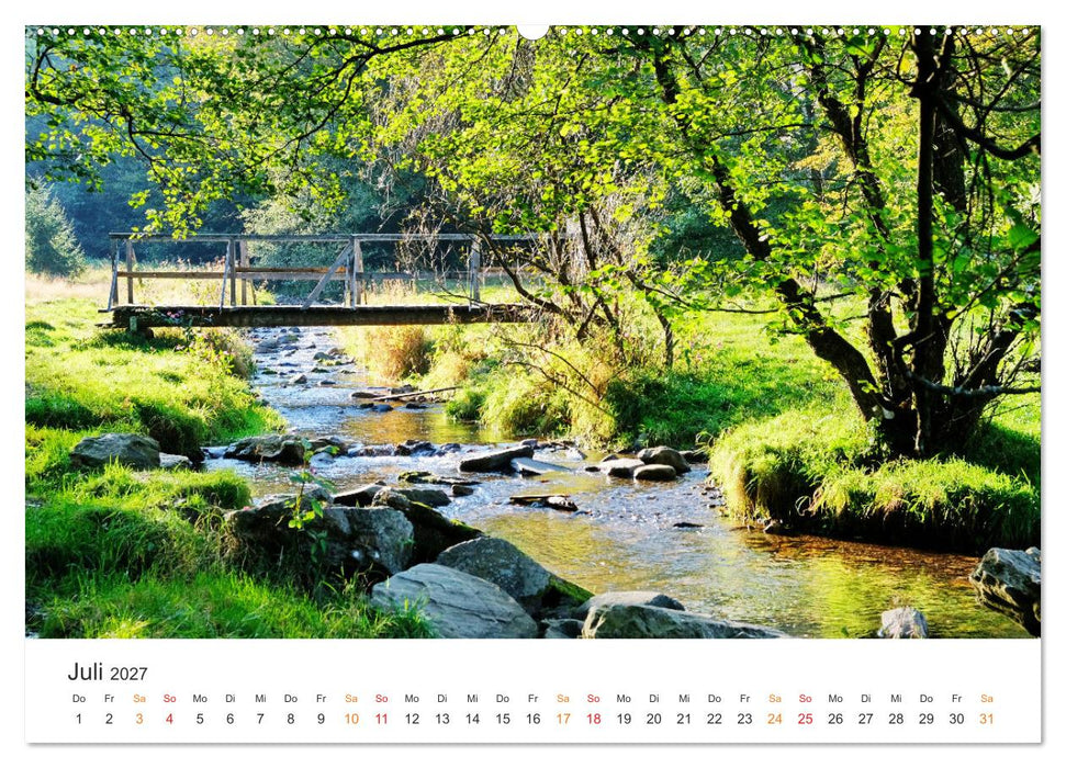 Wald macht glücklich (CALVENDO Premium Wandkalender 2027)