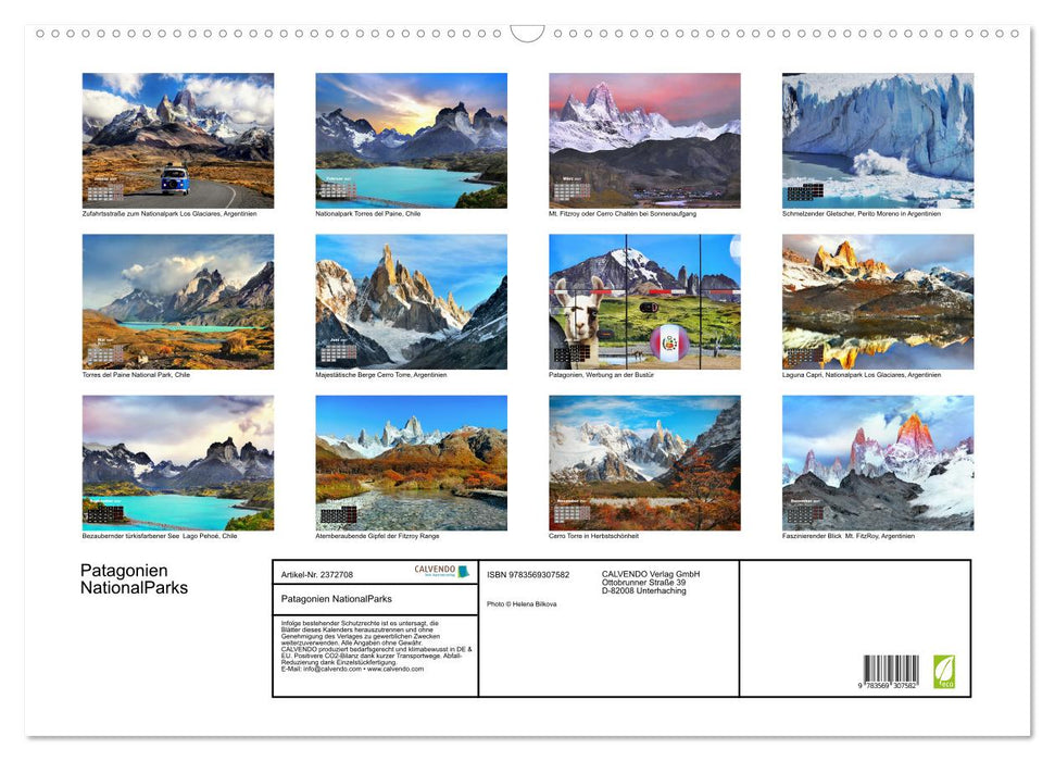 Patagonien NationalParks (CALVENDO Wandkalender 2027)