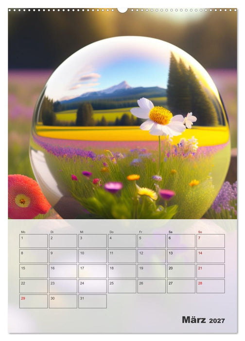 Gespiegelte Landschaft (CALVENDO Premium Wandkalender 2027)