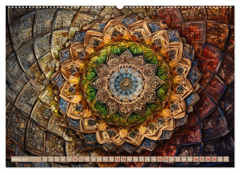 Geometrische Kaleidoskope (CALVENDO Premium Wandkalender 2027)