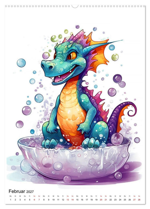 Drachen Kinder (CALVENDO Premium Wandkalender 2027)