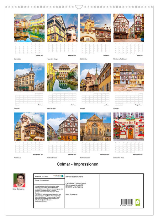 Colmar - Impressionen (CALVENDO Wandkalender 2027)