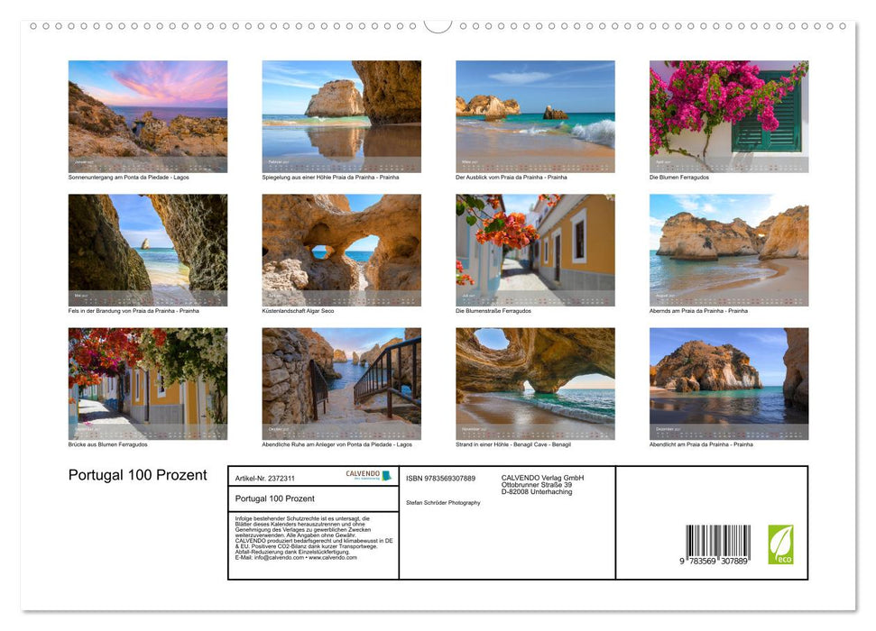 Portugal 100 Prozent (CALVENDO Premium Wandkalender 2027)