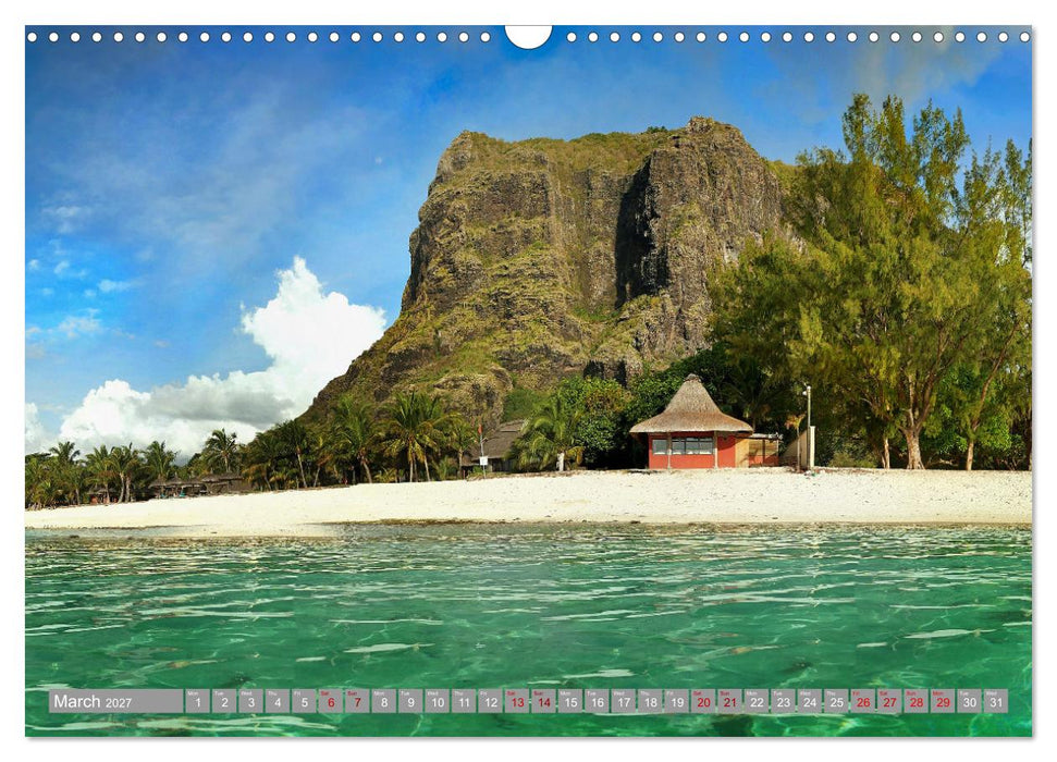 Mauritius A Tropical Paradise in The Indian Ocean (CALVENDO Monthly Calendar 2027)
