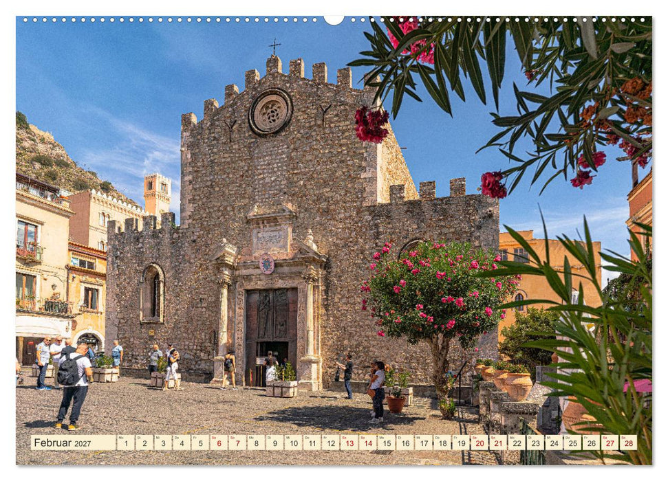 Sizilien - Insel zwischen Ionischen und Tyrhennischen Meer (CALVENDO Wandkalender 2027)