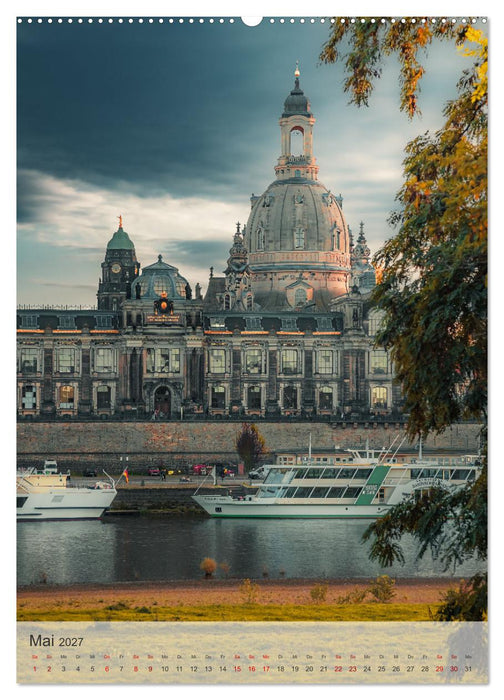Elbstadt Dresden (CALVENDO Premium Wandkalender 2027)