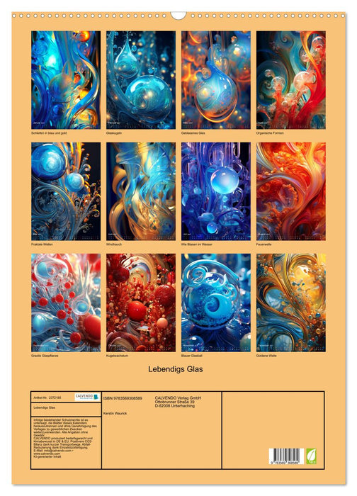 Lebendigs Glas (CALVENDO Wandkalender 2027)