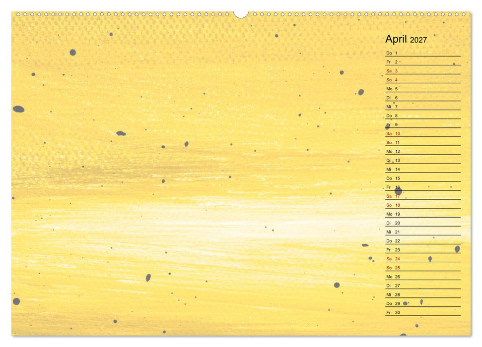 Pastellbunter DIY-Bastelkalender (CALVENDO Premium Wandkalender 2027)