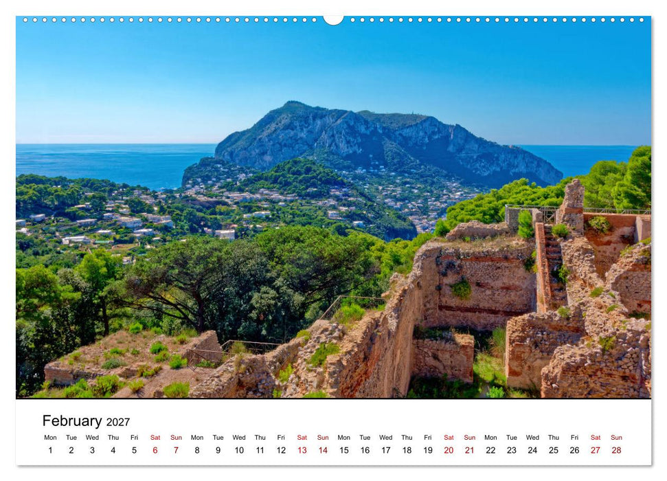 Gulf of Naples - Highlights (CALVENDO Monthly Calendar 2027)