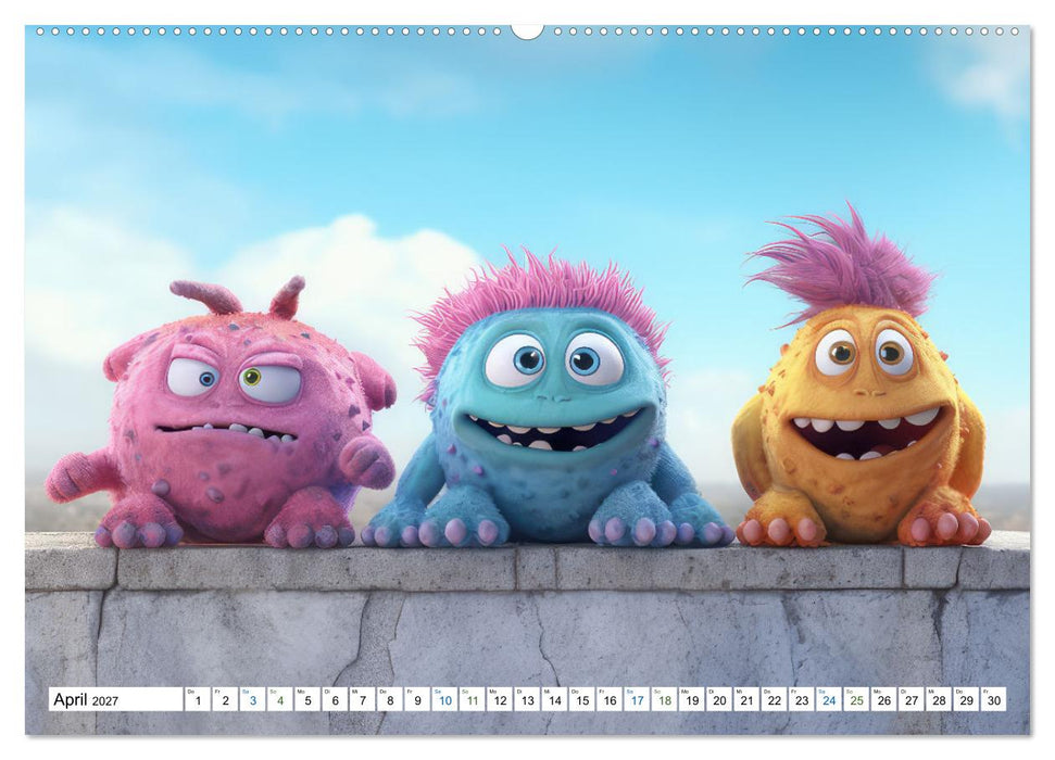 Monsterparade im Anmarsch (CALVENDO Premium Wandkalender 2027)
