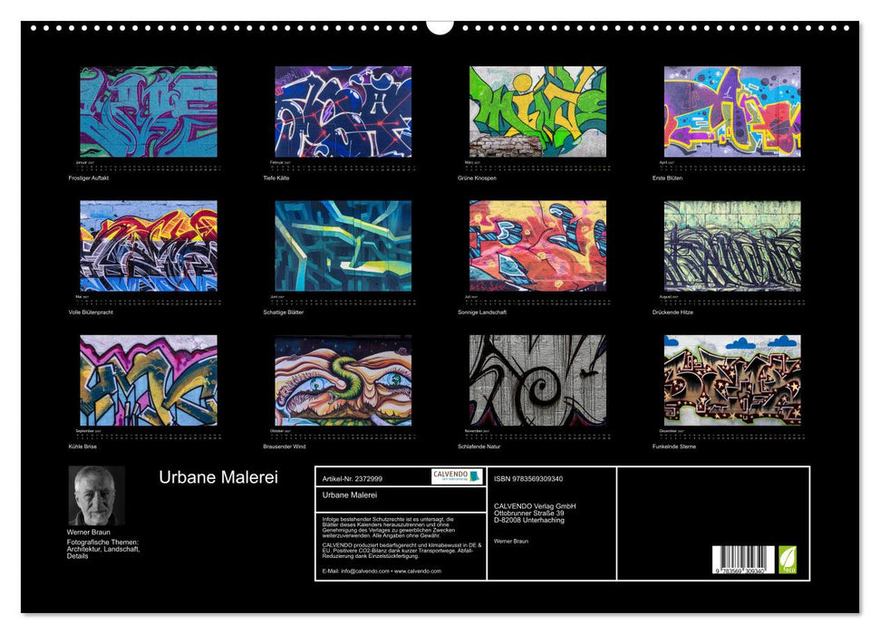 Urbane Malerei (CALVENDO Wandkalender 2027)