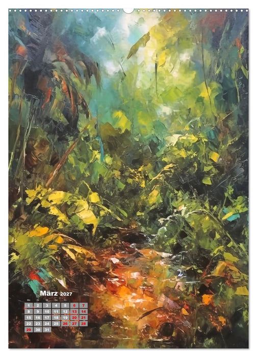 Abstrakte Landschaften (CALVENDO Wandkalender 2027)