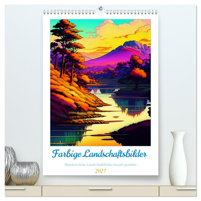 Landschaften kreativ gestaltet (CALVENDO Premium Wandkalender 2027)