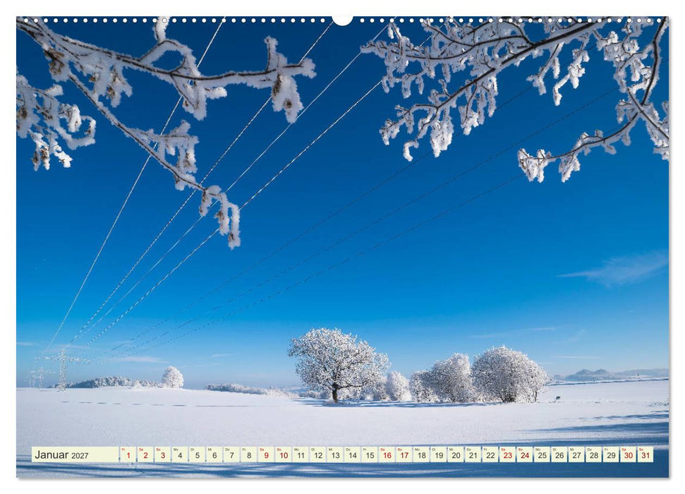 Vogtland - einzigartige Region im Vier - Länder - Eck (CALVENDO Wandkalender 2027)