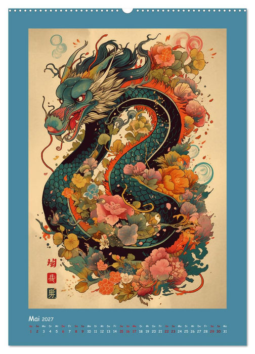 Chinesischer Tierkreis (CALVENDO Premium Wandkalender 2027)
