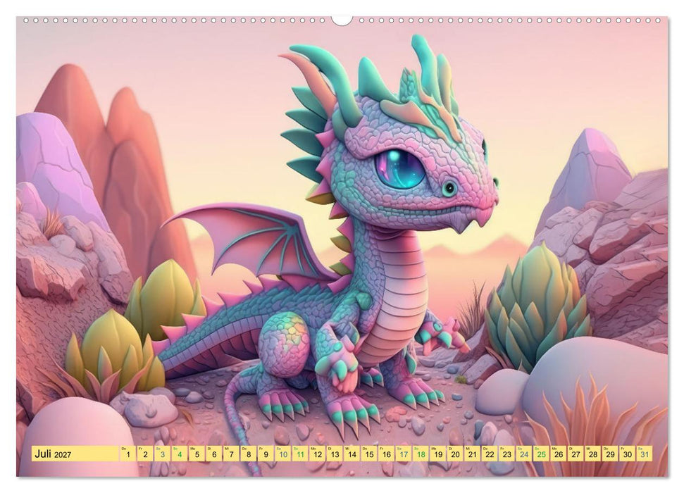 3D Bilder nach Art der Maya (CALVENDO Premium Wandkalender 2027)