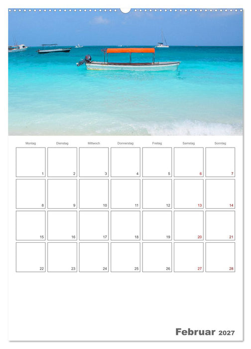 Sansibar - Traumreiseziel (CALVENDO Premium Wandkalender 2027)