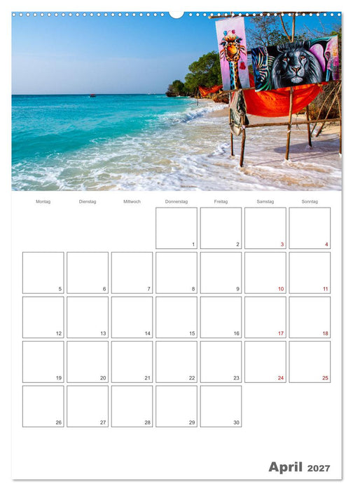 Sansibar - Traumreiseziel (CALVENDO Premium Wandkalender 2027)