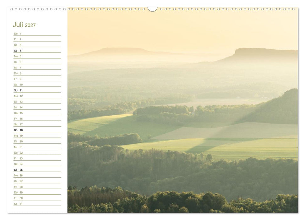 Schneeberg Perspektiven - Elbsandstein (CALVENDO Premium Wandkalender 2027)