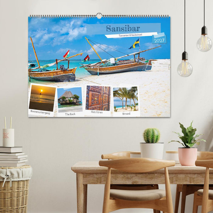 Sansibar - Tansanias Urlaubsinsel (CALVENDO Wandkalender 2027)