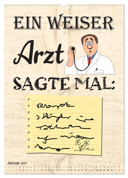 Spaß im Wartezimmer (CALVENDO Wandkalender 2027)