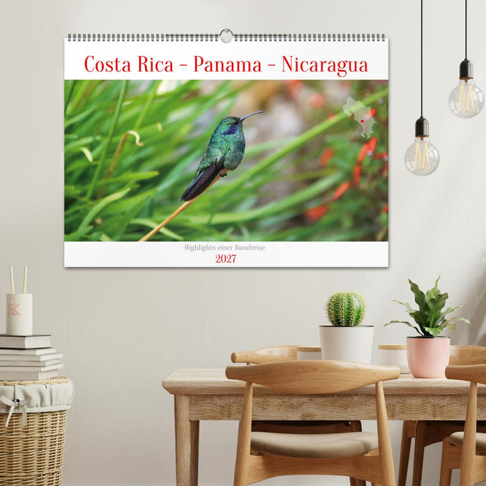 Costa Rica - Panama - Nicaragua (CALVENDO Wandkalender 2027)