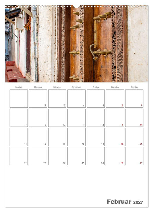 Sansibar - Reiseplaner (CALVENDO Wandkalender 2027)